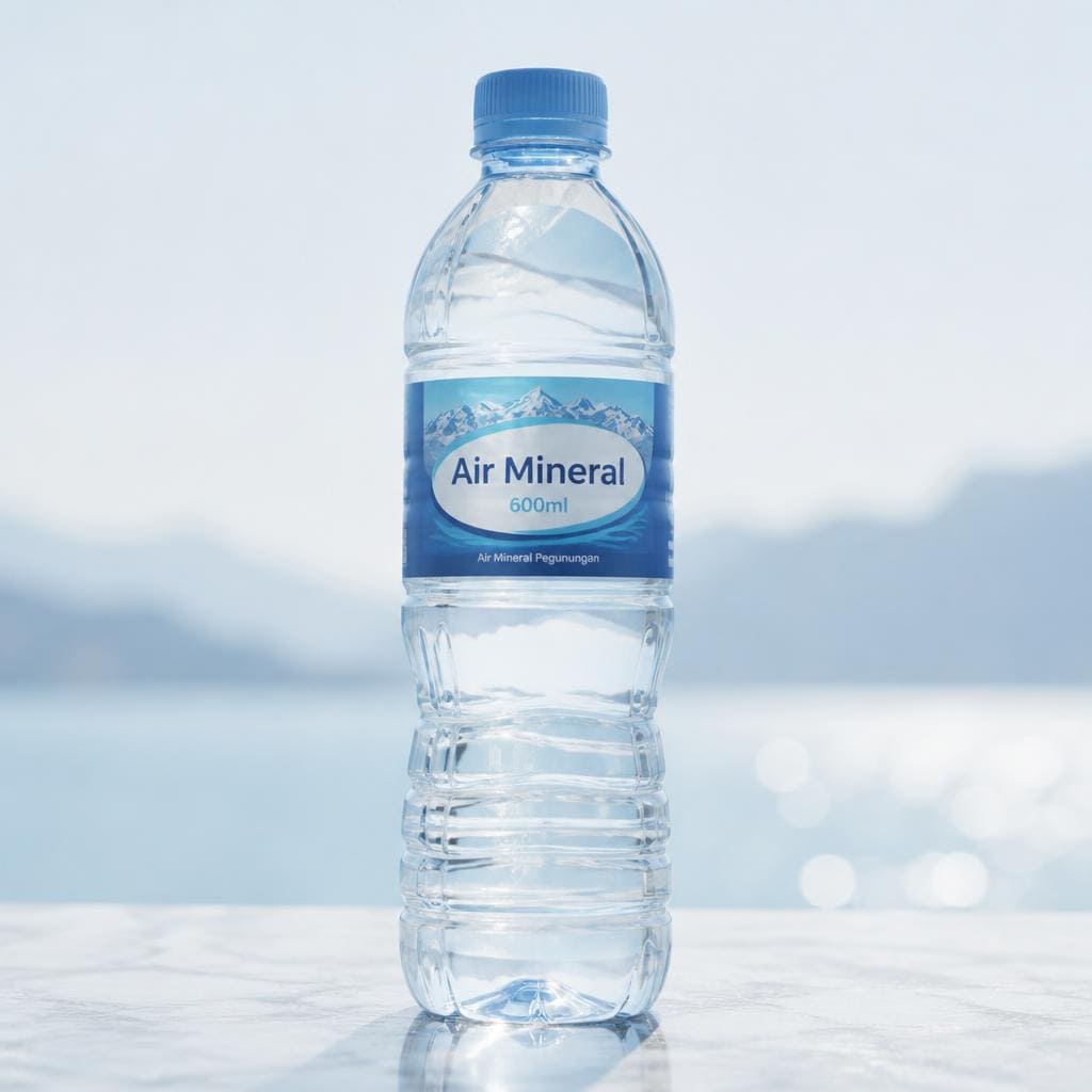 Air Mineral 400ml Kopi Ruang Hati dalam kemasan botol praktis